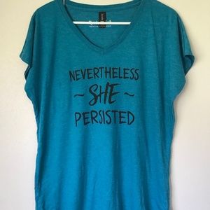 Elizabeth Warren “Nevertheless She Persisted” Tee